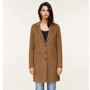 Soia & Kyo Ezme Wool-Blend Coat, Camel, Size S